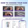 image:imageEgnaro Womens Silicone Stackable Rings 35mm Wide 2mm Thick Flexible Rubber Wedding Bands Leaf Braided Design Breathable Grooves For Gym WorkoutB6Light PurpleBlue  Emerald Green  Black  Peal White  Sparkle Rose