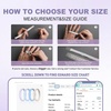 image:imageEgnaro Womens Silicone Stackable Rings 35mm Wide 2mm Thick Flexible Rubber Wedding Bands Leaf Braided Design Breathable Grooves For Gym WorkoutR1Gray Purple  Arctic Ice  Blue  Beige