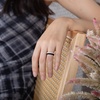 image:imageEgnaro Womens Silicone Wedding Ring 25mm Wide 18mm Thick Rubber Band SetA6Dark Blue  Mist Green  Pumpkin  Beige  Black