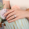 image:imageEgnaro Womens Silicone Wedding Ring 25mm Wide 18mm Thick Rubber Band SetSETC3Royal Black  Bright Peach  Princess White  Cream Beige  Cloudy Pink