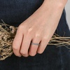 image:imageEgnaro Womens Silicone Wedding Ring 25mm Wide 18mm Thick Rubber Band SetSETD2Metallic Silver  Black Sparkle  Light Gray  White