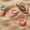 image:imageEgnaro Womens Silicone Wedding Ring 25mm Wide 18mm Thick Rubber Band SetSETHBlack White Silver Glitter White Pink Light Green