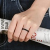 image:imageEgnaro Womens Silicone Wedding Ring 25mm Wide 18mm Thick Rubber Band SetSETIBlack