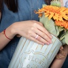 image:imageEgnaro Womens Silicone Wedding Ring 25mm Wide 18mm Thick Rubber Band SetSETLPink Sand