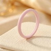 image:imageEgnaro Womens Silicone Wedding Ring 25mm Wide 18mm Thick Rubber Band SetSETLPink Sand