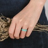 image:imageEgnaro Womens Silicone Wedding Ring 25mm Wide 18mm Thick Rubber Band SetSETMLight Green