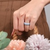 image:imageEgnaro Womens Silicone Wedding Ring 25mm Wide 18mm Thick Rubber Band SetSETRBlue  Light Green  Light Blue  White