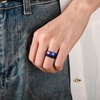 image:imageEgnaro Womens Stackable Silicone Rings 2555mm Wide 182mm Thick BandsSETB2Black  Light Rose Gold  Galaxy  Pearl