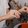 image:imageEgnaro Womens Stackable Silicone Rings 2555mm Wide 182mm Thick BandsSETF3Black  Emerald Green  light purpleblue  Sky Blue  White