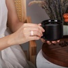 image:imageEgnaro Womens Stackable Silicone Rings 2555mm Wide 182mm Thick BandsSETH2White  Nude