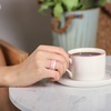image:imageEgnaro Womens Stackable Silicone Rings 2555mm Wide 182mm Thick BandsSETH3Pink Camo  Metallic Pearl White
