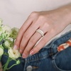 image:imageEgnaro Womens Thin Stackable Silicone Wedding Rings 38 Multipack BandsBCloudy Pink  Cream Beige  Bright Pearl