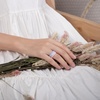 image:imageEgnaro Womens Thin Stackable Silicone Wedding Rings 38 Multipack BandsC1Pink Camo  Lilac Purple  Sky Blue  Metallic Pearl White