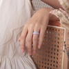image:imageEgnaro Womens Thin Stackable Silicone Wedding Rings 38 Multipack BandsC1Pink Camo  Lilac Purple  Sky Blue  Metallic Pearl White