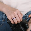 image:imageEgnaro Womens Thin Stackable Silicone Wedding Rings 38 Multipack BandsSETCGalaxy  Bright Pearl  Light Rose Gold  Ivory  Galaxy  Pearl Light Rose Gold  Ivory