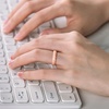 image:imageEgnaro Womens Thin Stackable Silicone Wedding Rings 38 Multipack BandsT3Light Rose Gold  Bronze  Metallic Silver