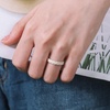 image:imageEgnaro Womens Thin Stackable Silicone Wedding Rings 38 Multipack BandsT4Black  White  Cream Beige