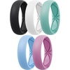 SETC6-White Blue Pink-purple Pale cyan Black