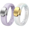 image:imageEgnaro Silicone Wedding Bands Women Inner Arc Ergonomic Breathable DesignSETILight PurpleMetal Silver Metallic Pearl WhiteMetal Gold