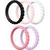 E33-Soft Pink  Faint Red  Lilac Purple  Black  White