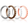 E6-Metallic Silver  Bronze  White  Light Rose Gold