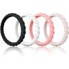 I ( 4 Rings )-Black  White  Faint Red  Whitepink