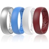 T3-Metallic Silver  Blue  White  Maroon