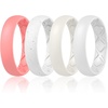 SETD-Faint Red  White Silver Glitter  Ivory  White