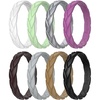 R7-Orchid Haze  Frost Gray  Mist Green  Khaki Brown  Grape Purple  Black  Silver  White