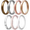 3-Bronze White Silver Light Pink Marble Rose Gold Light Rose Gold