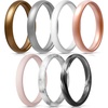4-Bronze White Silver Light Pink Marble Rose Gold Black Glamour