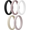 SETC3-Royal Black  Bright Peach  Princess White  Cream Beige  Cloudy Pink