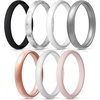 SETC-White Black Silver White Pink Rose Gold Marble White Silver Glitter