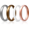 SETD5-Metallic Silver  Bronze  White  Light Rose Gold