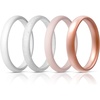 SETF-White Silver White Pink Rose Gold
