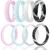 SETB5-Light Pink Sparkle  Light Green Sparkle  White  Black Gray Camo