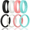 SETE6-Black  Ivory  Faint Red  Mint Green