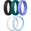 SETF3-Black  Emerald Green  light purple-blue  Sky Blue  White
