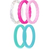SETC1-Metallic Pearl White  Fairy Pink  Petal Pink  Mint Green  Chill Blue