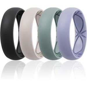 image:imageEgnaro 458 Variety Multipack Ergonomic Breathable Bridal Rings SetsSETA1Black Cool gray Light gray green Lavender