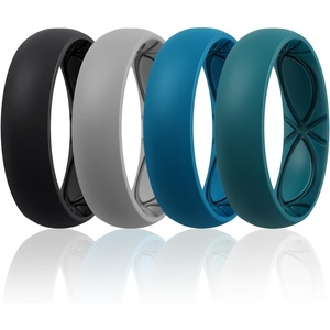 image:imageEgnaro 458 Variety Multipack Ergonomic Breathable Bridal Rings SetsSETA2Black Blue Jewel Emerald Green Light Gray