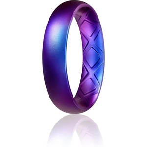 image:imageEgnaro Womens Silicone Engagement Ring 55mm Wide Comfort Fit Shimmer SetA6Galaxy