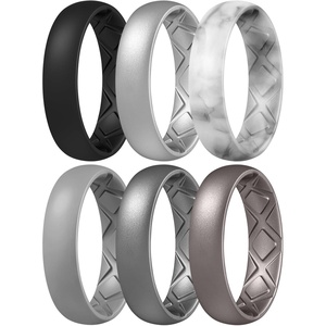 image:imageEgnaro Womens Silicone Engagement Rings 55mm Wide 2mm ThickA6Black  Metallic Silver  Marble  Light Gray  Dark silver  Metallic Platinum