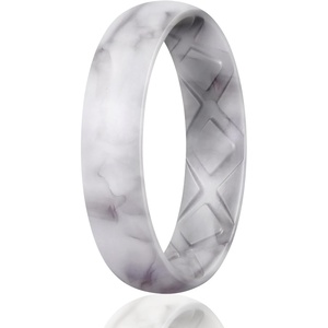 image:imageEgnaro Womens Silicone Engagement Rings 55mm Wide 2mm ThickSETIMarble