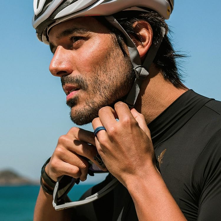 Egnaro | Silicone Rings, Wedding Bands for Men & Women, Breathable Rings for Active Everyday Wear